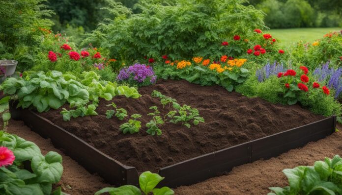 Apply a layer of compost or manure to your garden beds to enrich the soil.