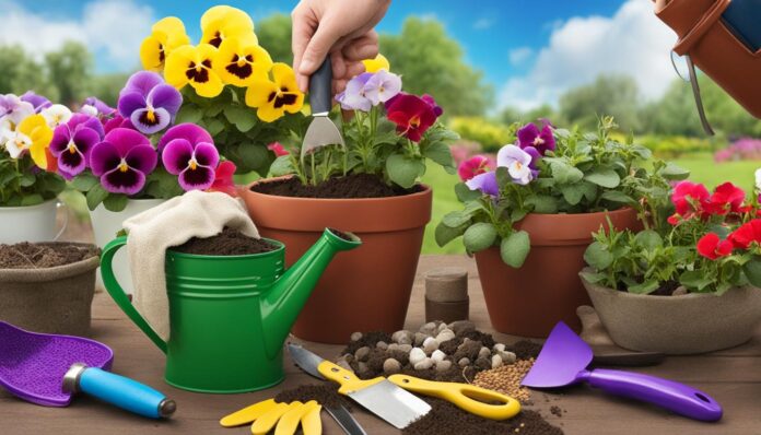 Start seeds for spring flowers like pansies and snapdragons.