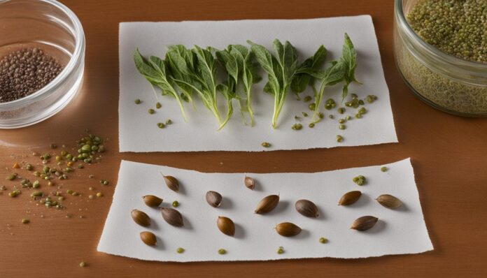 Test leftover seeds for viability by germinating a few in a damp paper towel.